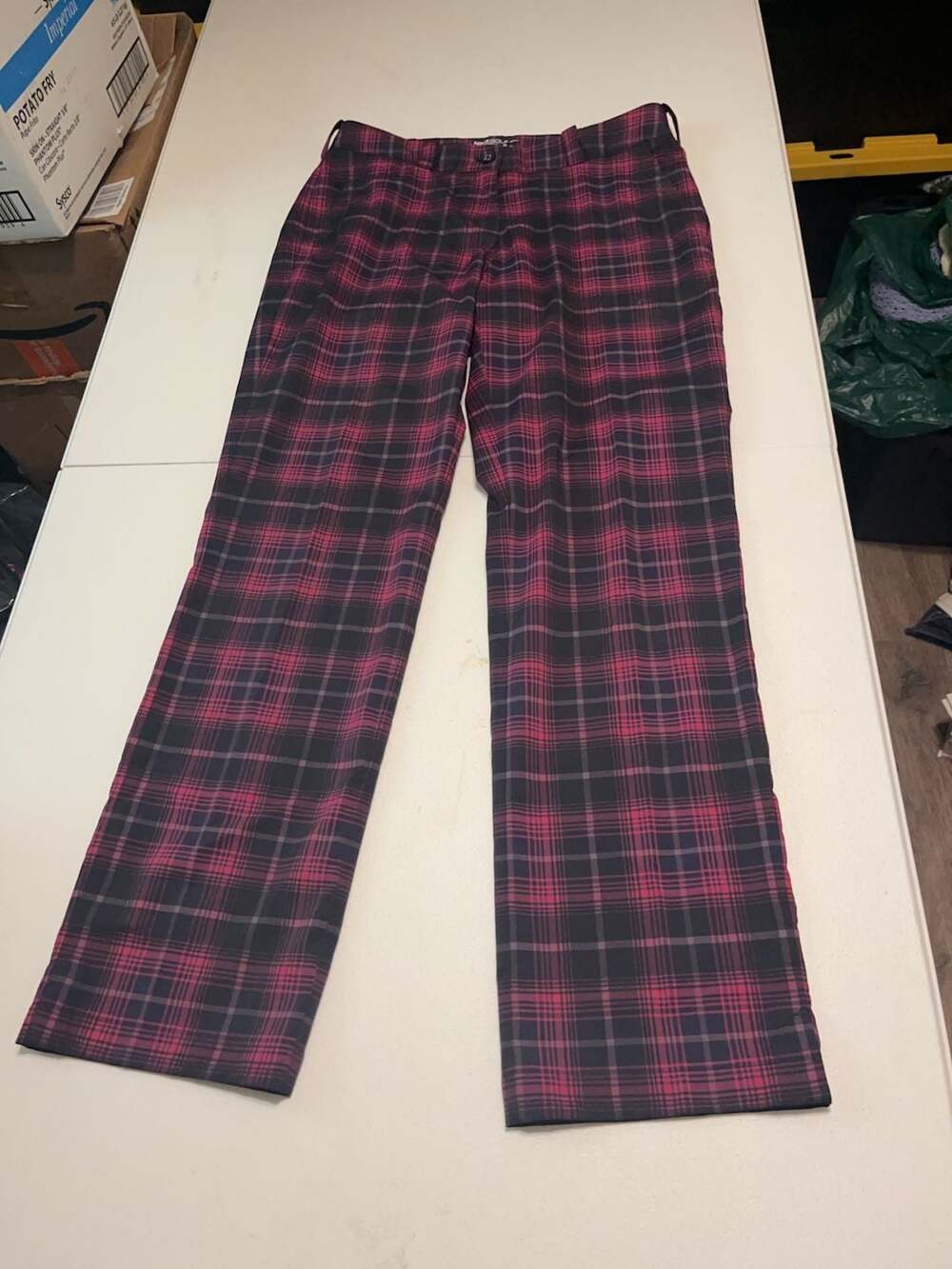 Nike Golf Tour Performance Dri-Fit Plaid Golf Pants Size 8